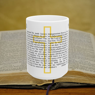 Psalm 103 Full Text - 15oz Coffee Mug